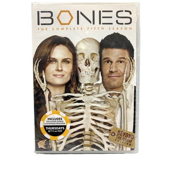 Bones Season 5 Brand New DVD 6 Disc Set Sealed Package 22 Episodes - Picture 1 of 6